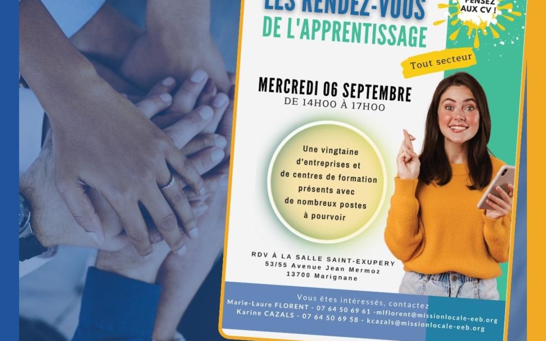 📣Les rendez-vous de l’apprentissage à Marignane